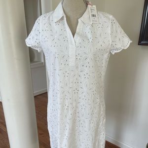 New with tags!  Vineyard Vines Eyelet White Dress